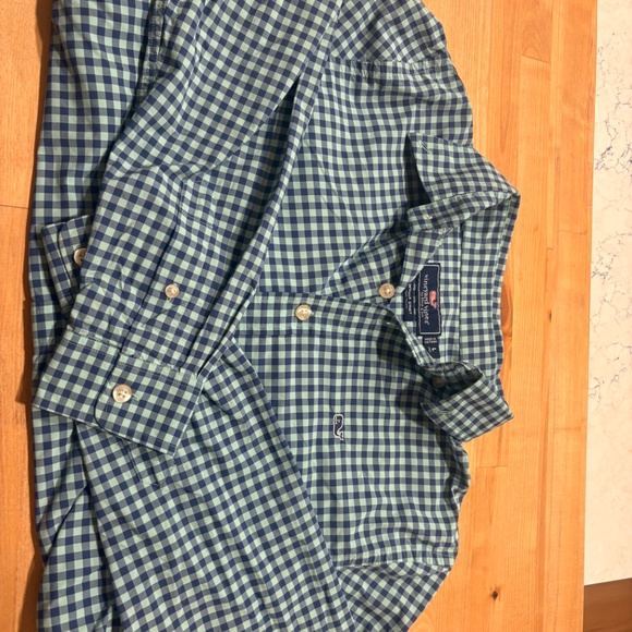 Brand New Vineyard Vines Men’s Classic Fit Plaid Shirt – Size S - Jake Blue - Picture 5 of 10